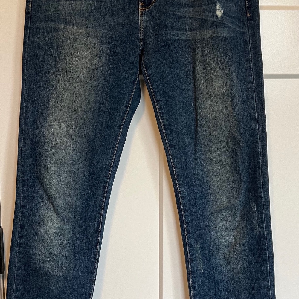 JUST BLACK women's jeans, size 27, distressed finish